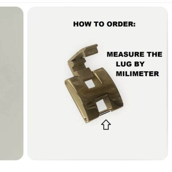 Increase the length of your Watch with a watch link extender - Picture 3 of 5